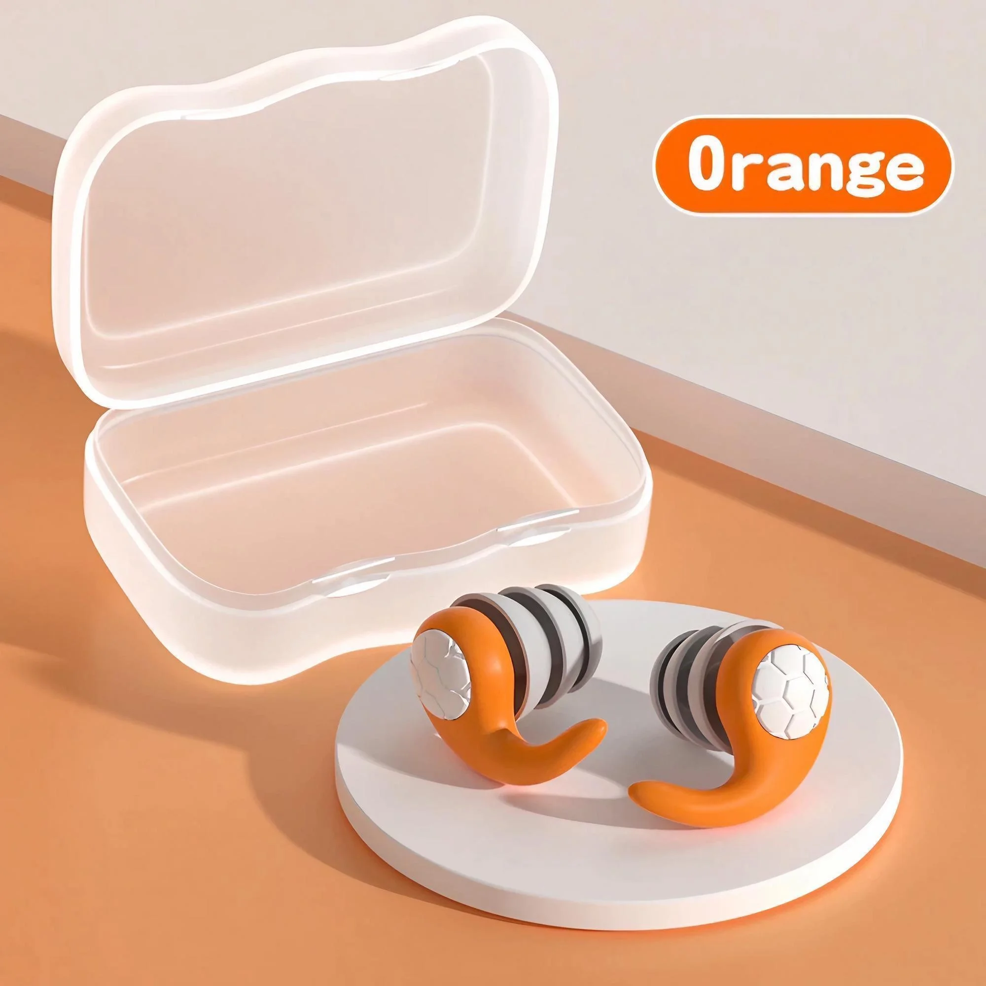 New soft silicone earplugs - muffler, waterproof, comfortable, suitable for sleeping, swimming protective sleeping earplugs