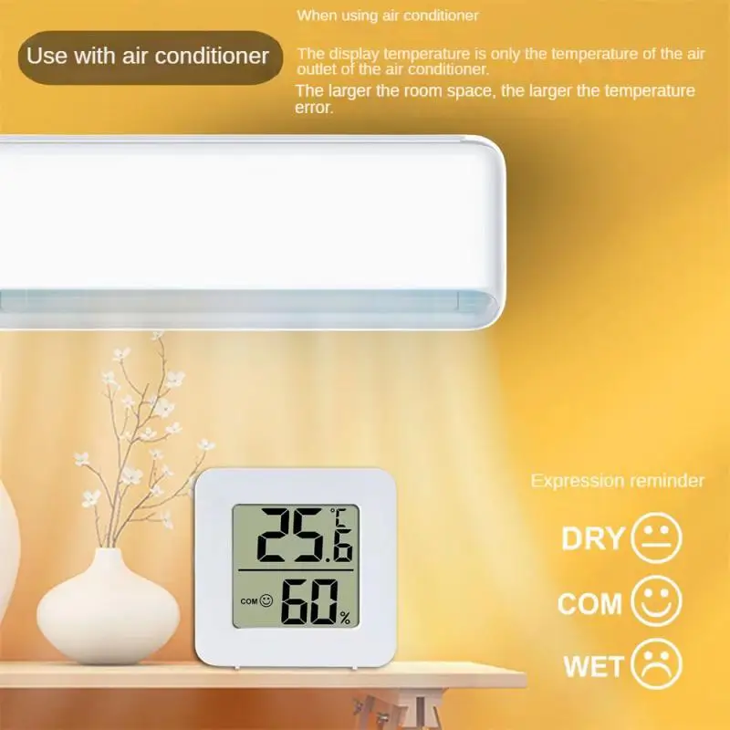 Bedroom home electronic meter mini home electronic wet thermometer