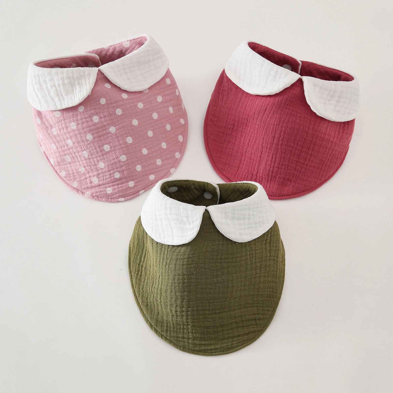 

U Shape Baby Bibs 360 Degree Rotation Thicker Muslin Kids Boy Girls Bandana Burp Cloth Newborn Infant Saliva Towel Toddler Stuff