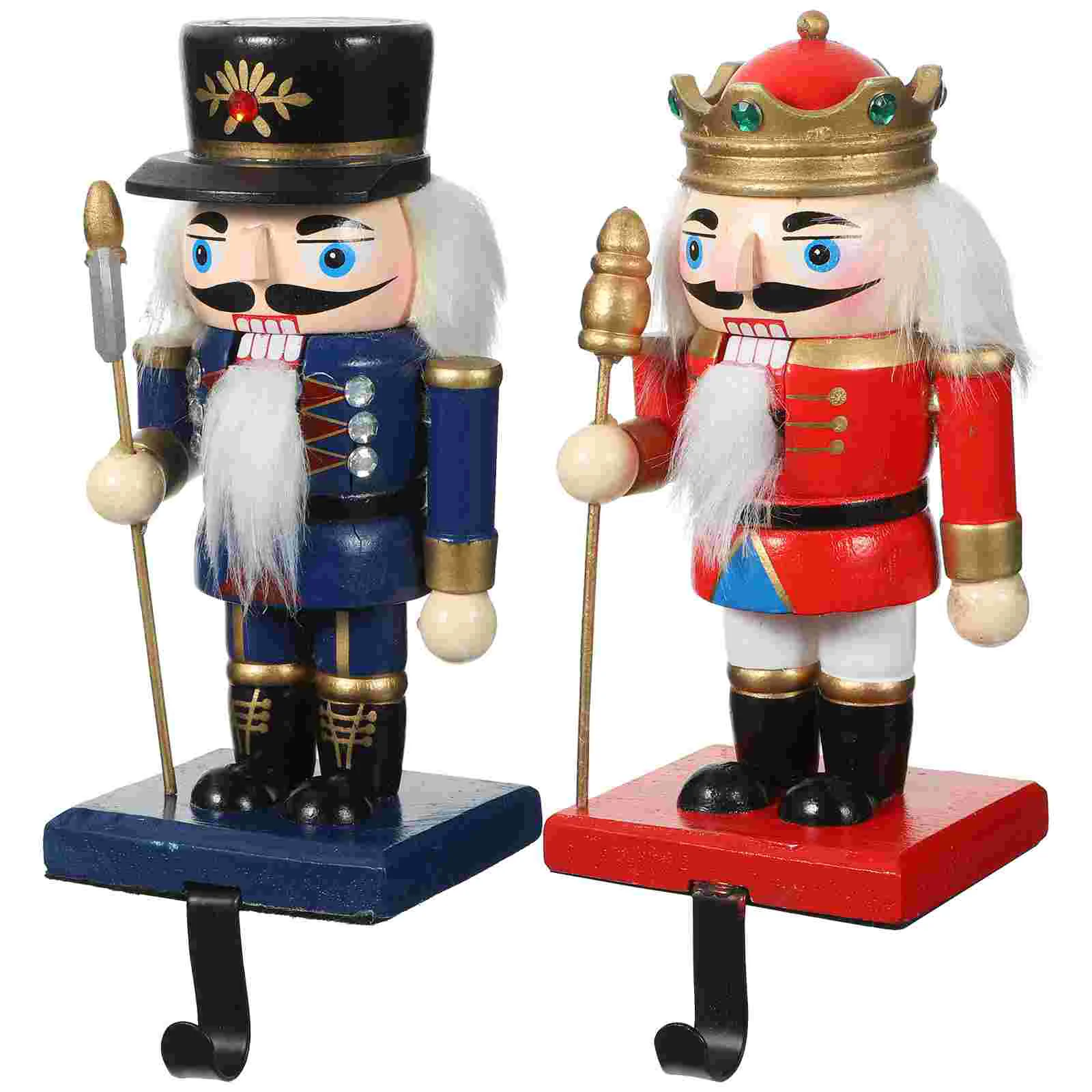 Soporte de gancho para medias navideñas, adornos para colgar, soportes para mascotas para mantel, hierroalloy, medias de Navidad de madera, chimenea, juguete de oficina