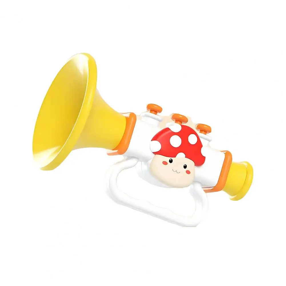 Toddler Trumpet Toy Musical Instrument Toy for Toddlers Baby Trumpet with Lanyard for Oral Muscles Training Lung for Boys