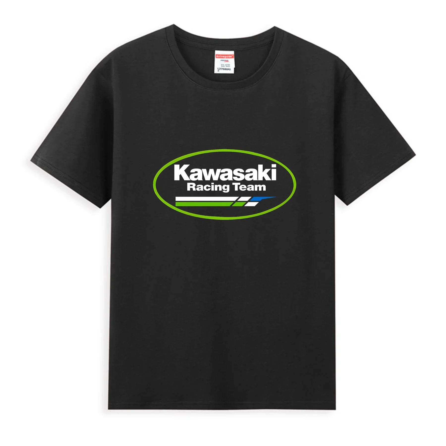 

2024 Men T Shirt Casual Factory Effex Licensed Kawasaki Racing T-shirt Graphic Oversized Comfortable Streetwear S-3XL Cool Tee