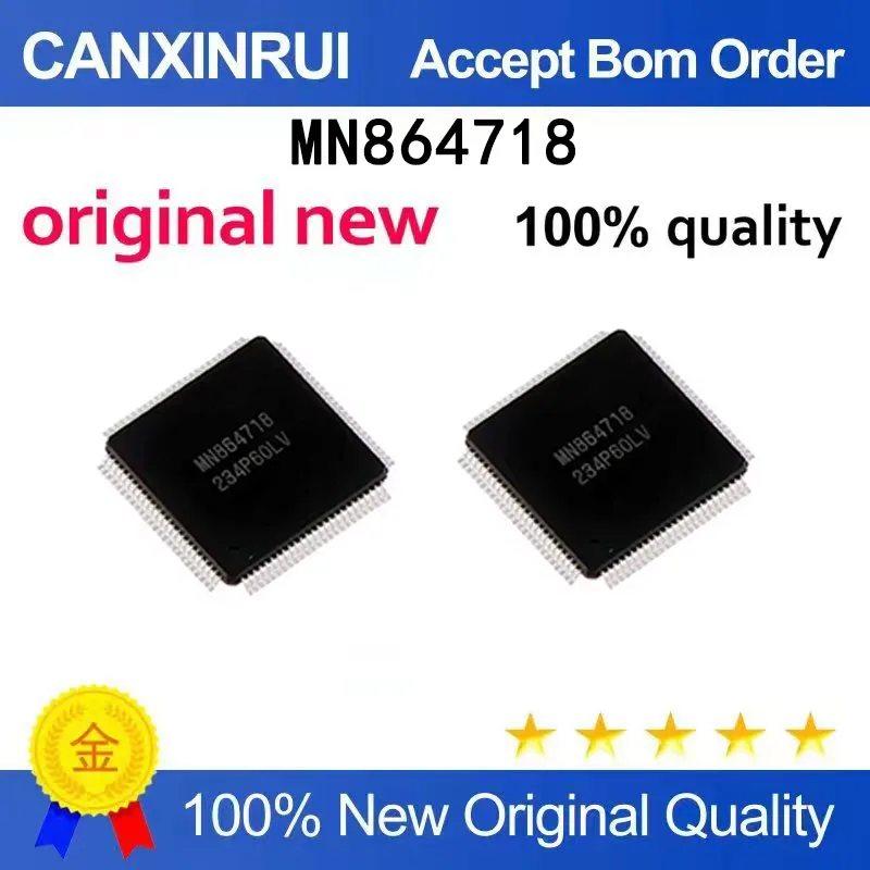 (5pcs-100pcs）MN864718 MN864718A MN8647781 MN8647781A QFP100 Spot Chip IC