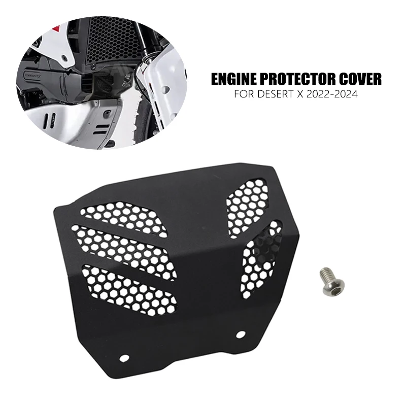 

Motorcycle Engine Guard Protector Exhaust Shield Protection Cover Chassis Shroud For Ducati DesertX Desert X 2022 2023 2024