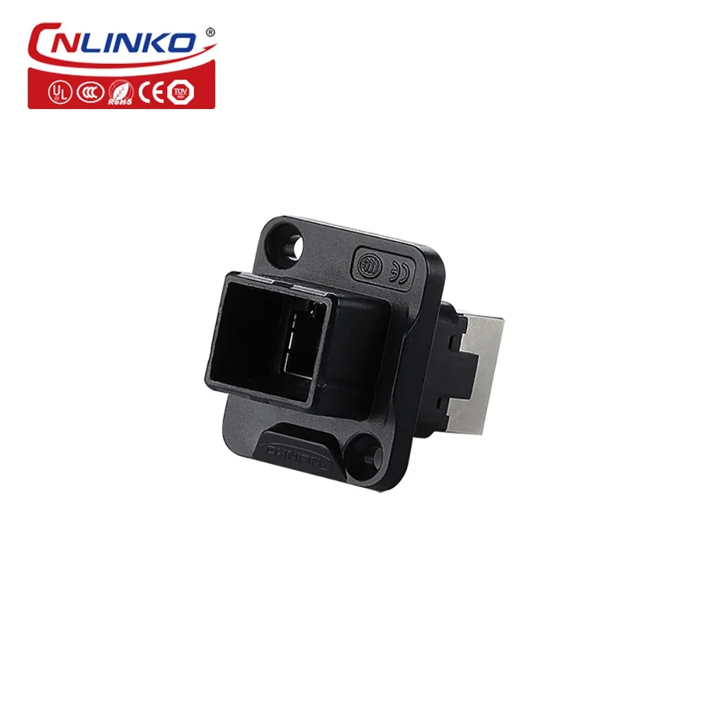 Female Network Cable Waterproof UTP Extender Over Single RJ45 Ethernet CAT5E Dual rj45 Connector