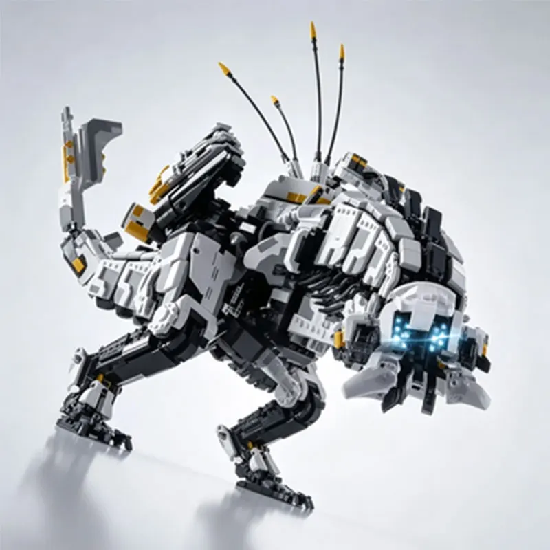 

MOC Mechanical Beast: High-Difficulty Assembly Model – Collectible Display Piece & Small-Particle Building Block Toy (4743 Piece