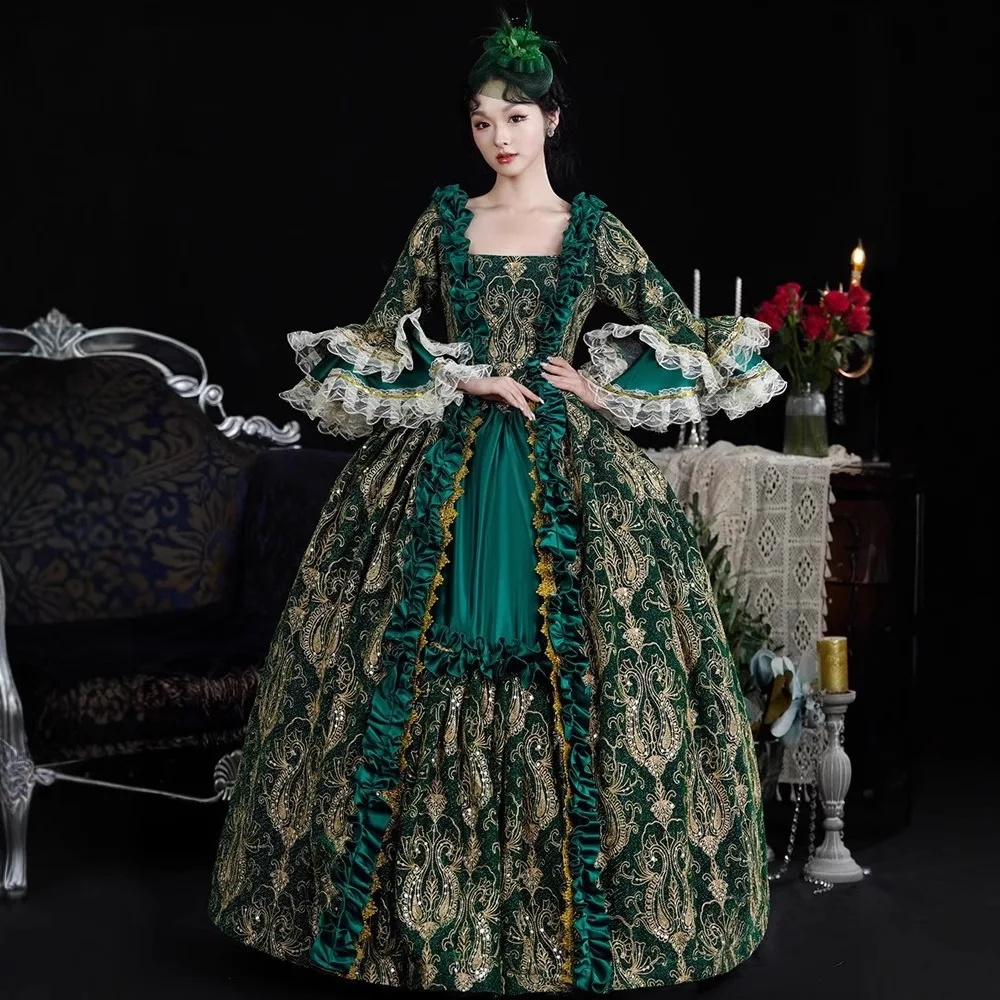 

Noble Princess Oil Painting Travel Photography Banquet Makeup Ball Drama Performance British Women's Dress Vestido Festa Luxuoso