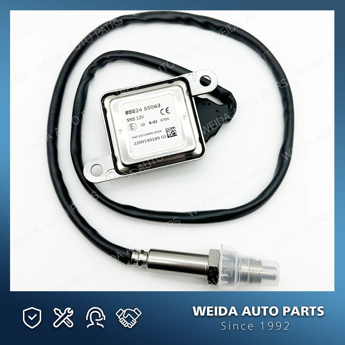 

8982465063 8-98246506-3 5WK97210 Оригинальный новый датчик оксида азота (NOx) для 12В для ISUZU 4JJ1 4HK1 NPR NQR NRR