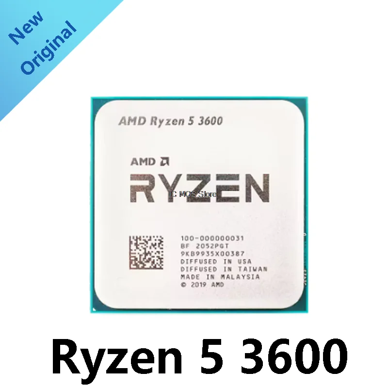 AMD Ryzen 5 3600 R5 3600 3.6 GHz Used GAMING Zen 2 Six-Core Twelve-Thread CPU 7NM 65W L3=32M 100-000000031 Socket AM4