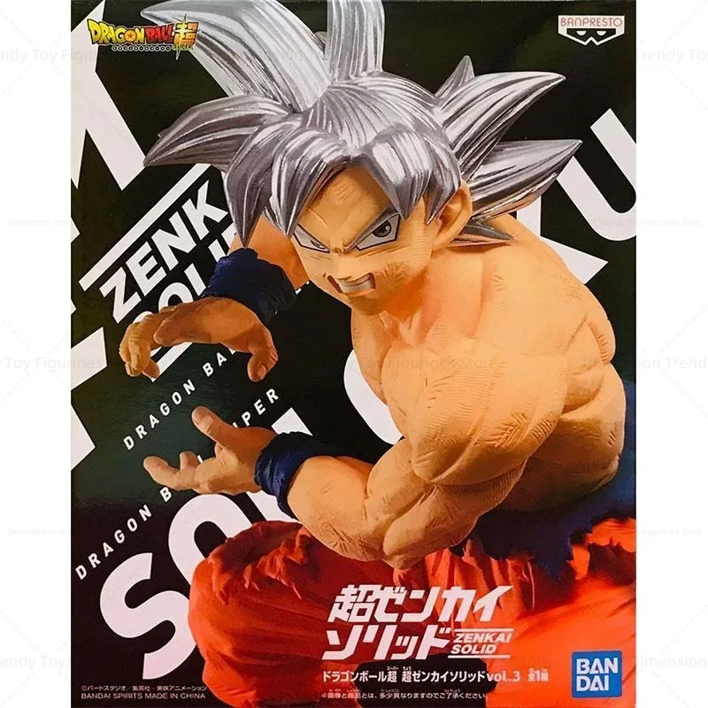 Bandai In Voorraad Originele Banpresto Anime Dragon Ball Son Goku Ultra Instinct Action Figure Model Speelgoed Gift DT