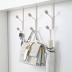 Maximize Your Closet Space with This 1pc Over The Door Hook Hanger - Perfect for Hanging Clothes, Towels, and Coats!