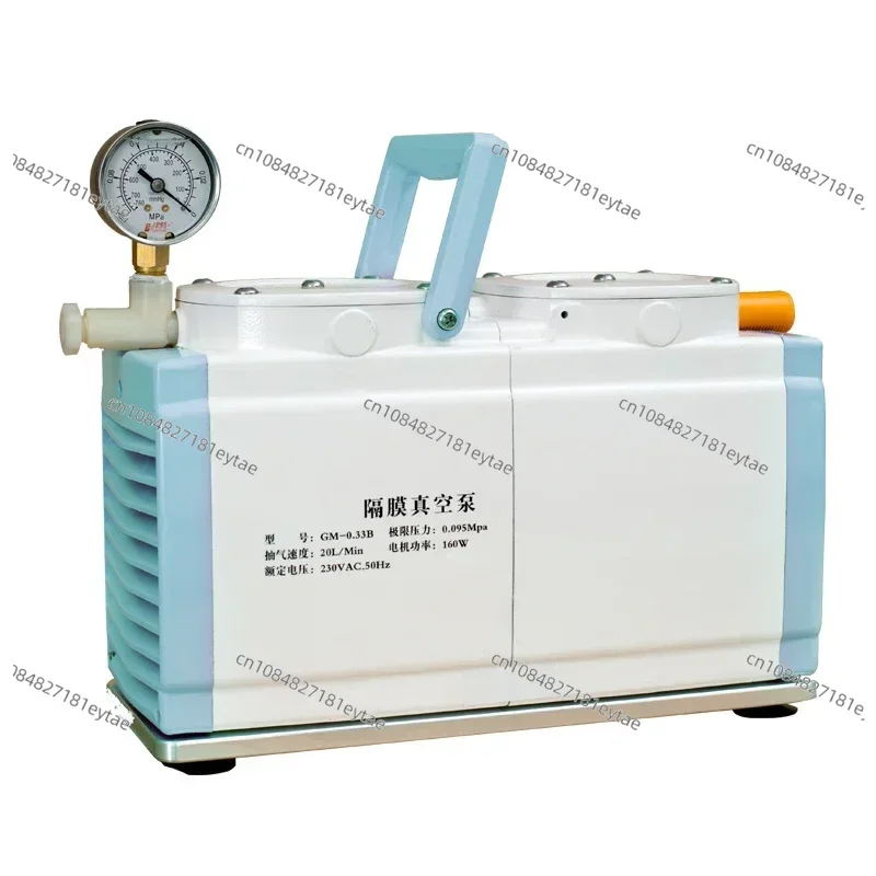 

New Small GM-1.0A/0.5A Diaphragm Vacuum Pump Laboratory Air Extraction Filtration Pump Oil Free Vacuum Pump