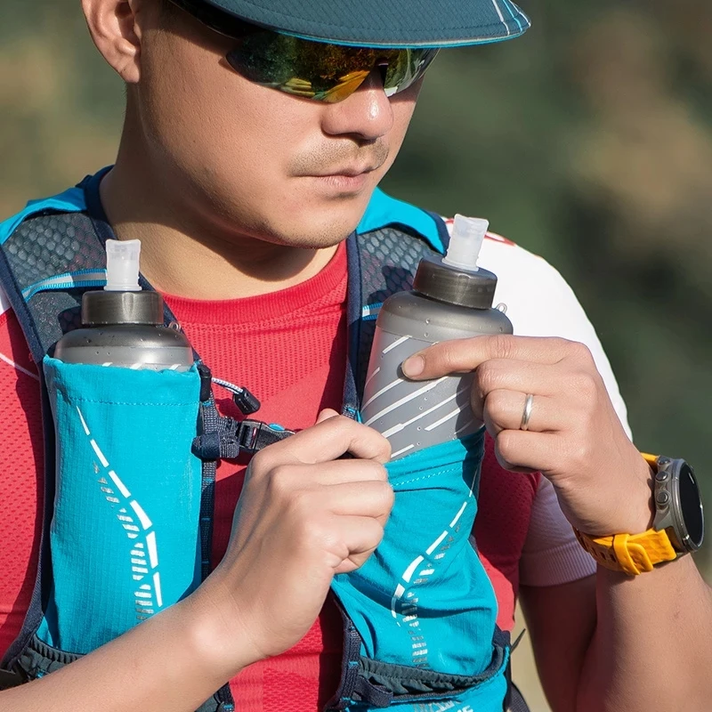 AONIJIE C9102S New Ultra Vest 5L Hydration Backpack Pack Bag Soft Water Bladder Flask Set For Hiking Trail Running Marathon Race
