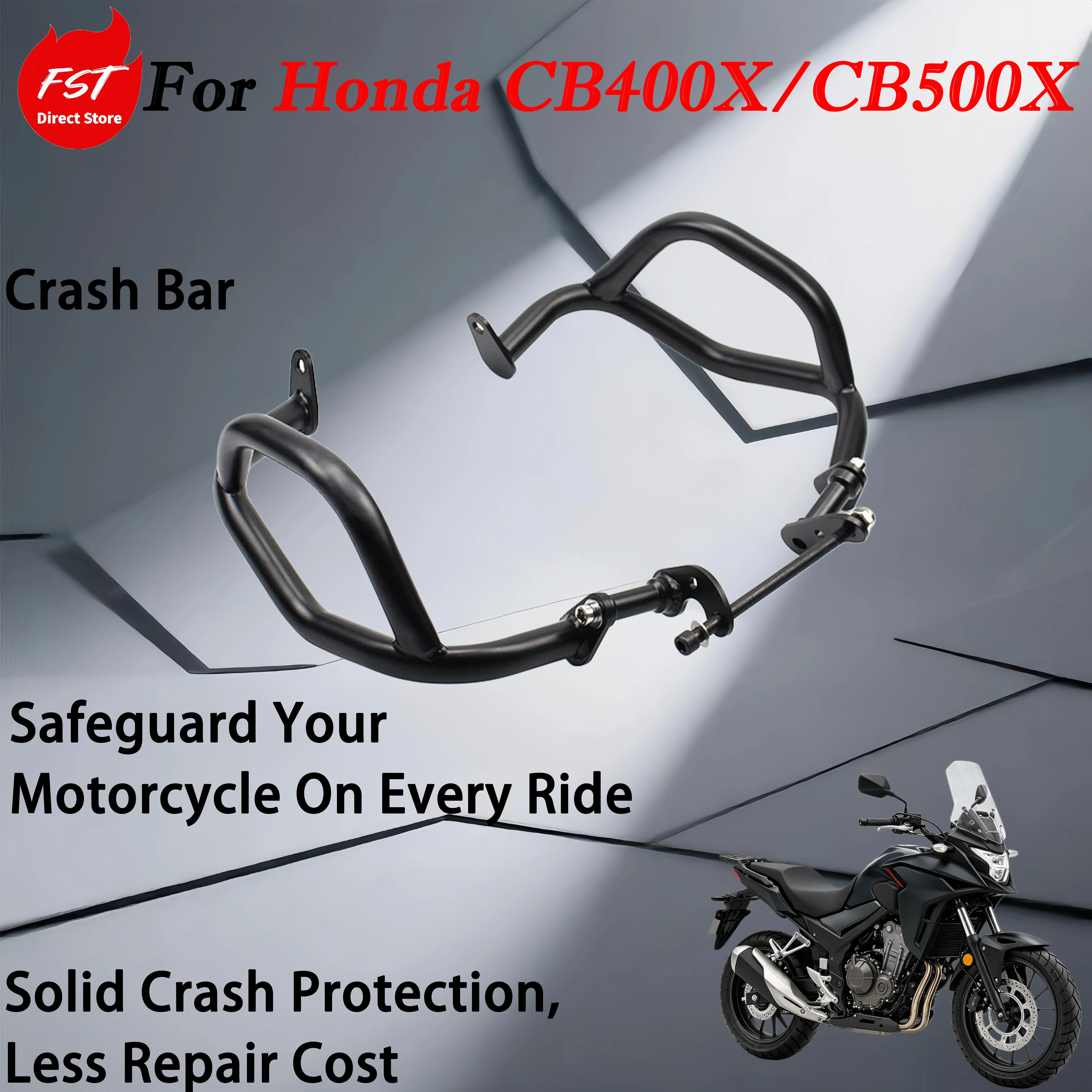 For Honda CB400X/CB500X modification accessories: bumper, engine guard, anti-crash protection bar Less Repair Cost