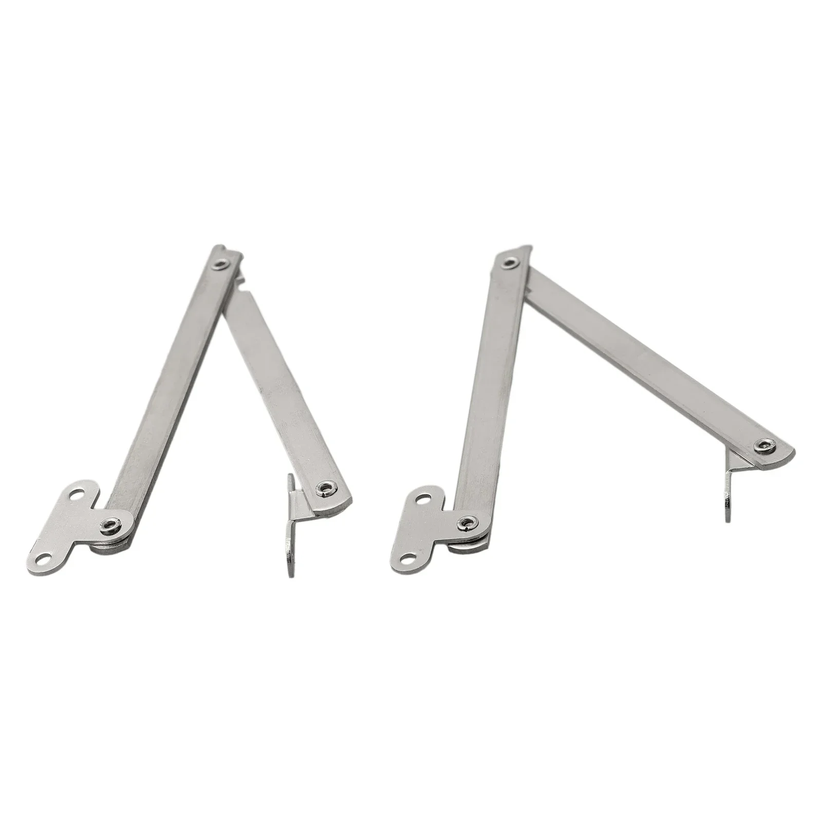 Stays Hinge 2pcs Hinges Folding Support Lid Support Hinge Stays Hinge Folding For Furniture Cabinet Lid Support Stainless Steel