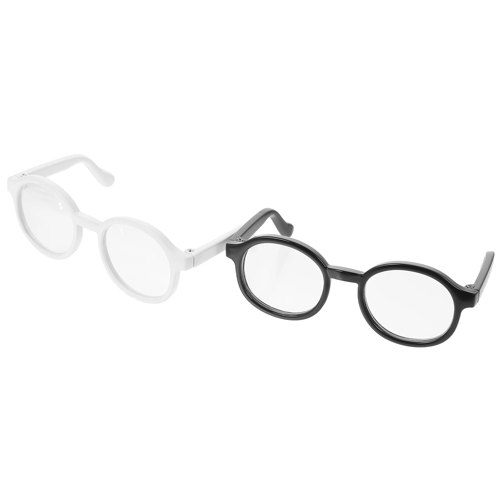 

2 Pcs Pet Glasses Eyeglasses Sunglasses for Pets Eye-wear Dog Party Photo Props Small Protector