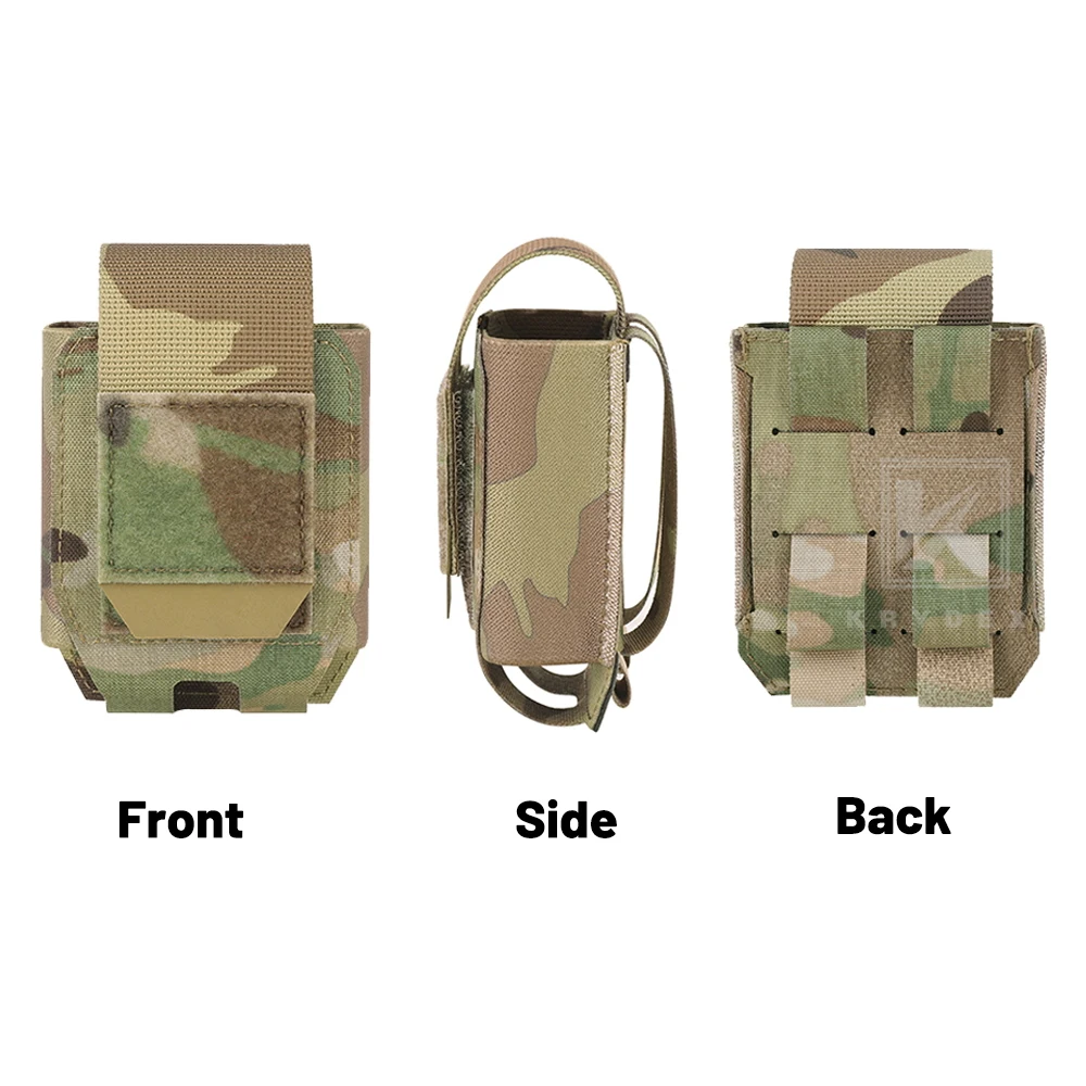 KRYDEX Bolsa para esposas MOLLE perfil bajo modular, PALS - imagen 2