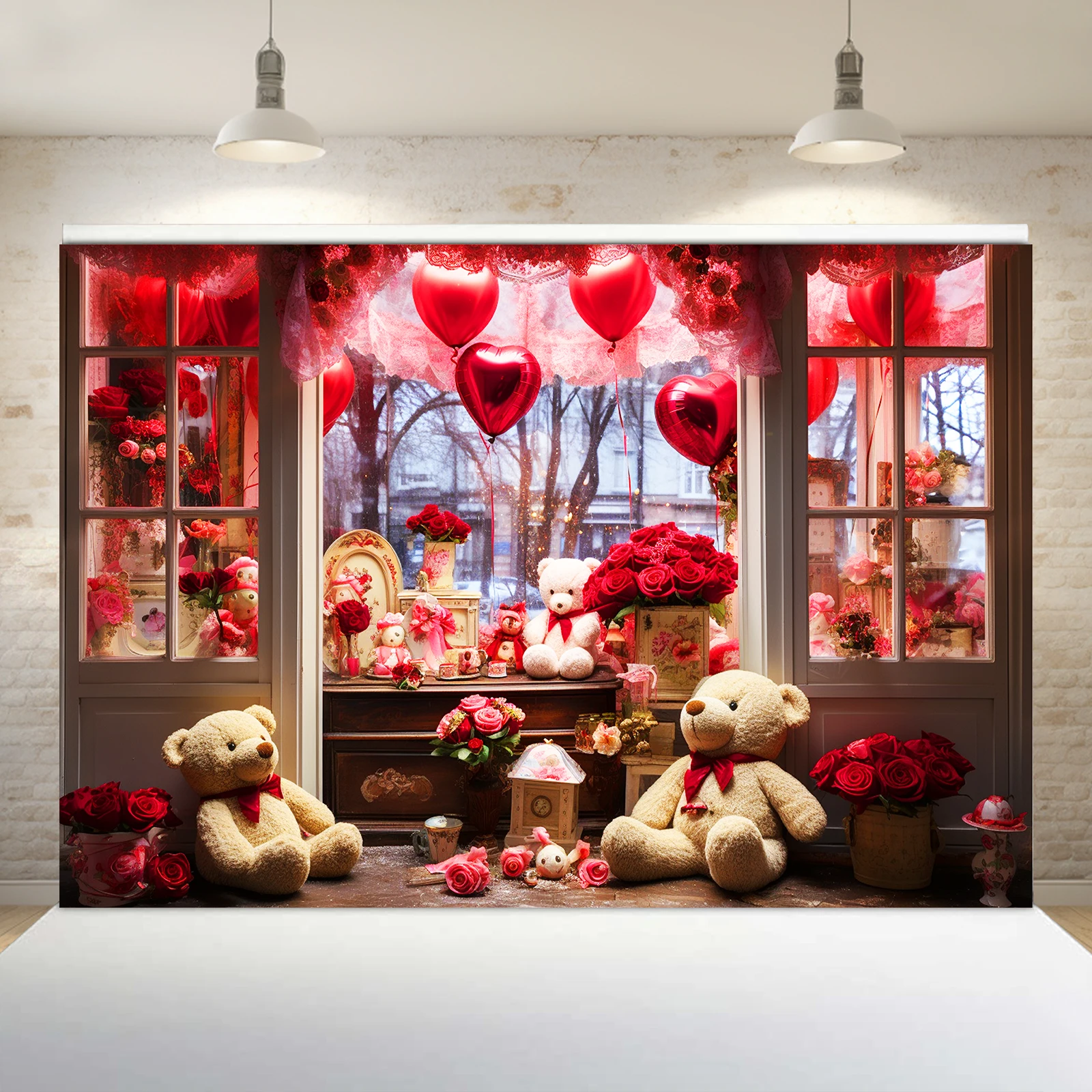 

1PCS 100x150cm Valentine'S Day(43) Theme Backdrop,Photography Background,Used To Gifts,Activities Or Other Party Decoration