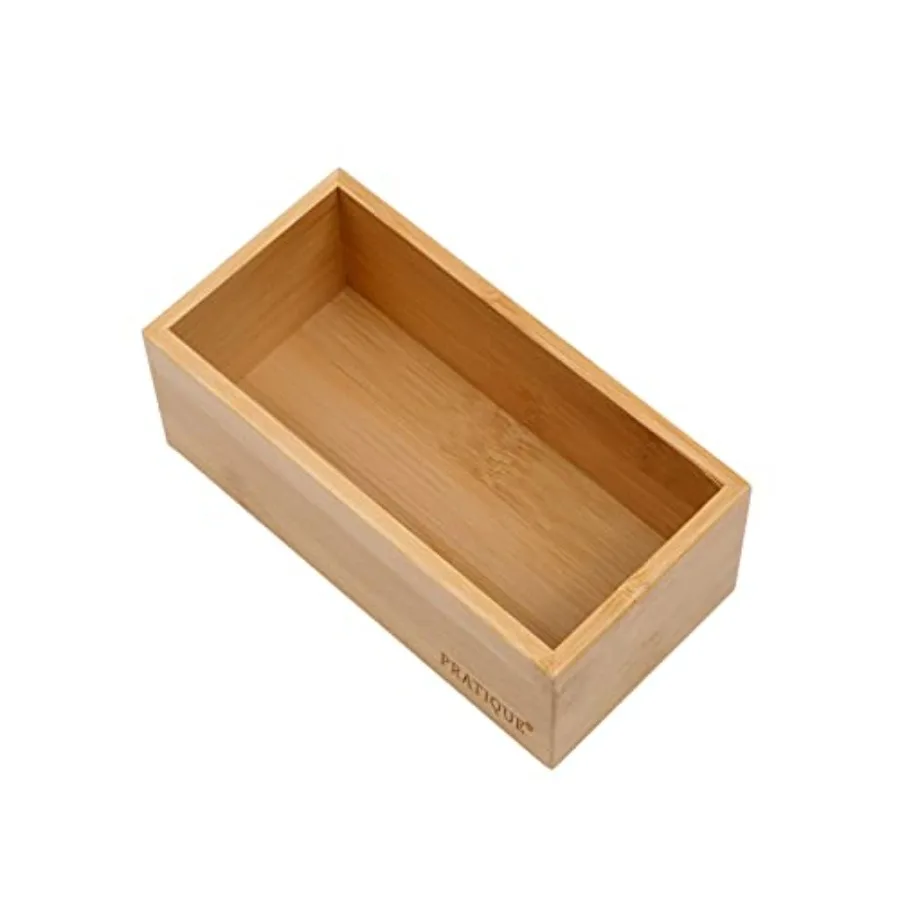Drawer Organizer - Kitchen Utensil Organizer Silverware Tray Cutlery Holder Office Desk Supplies and Accessories 5.9x3x2.6 inch