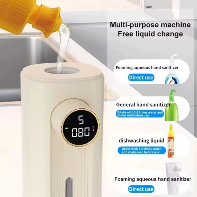 Dispensador automático do sabão da espuma da indução para o banheiro, Dispensador esperto do sabão líquido, Lavadora da mão, Touchless