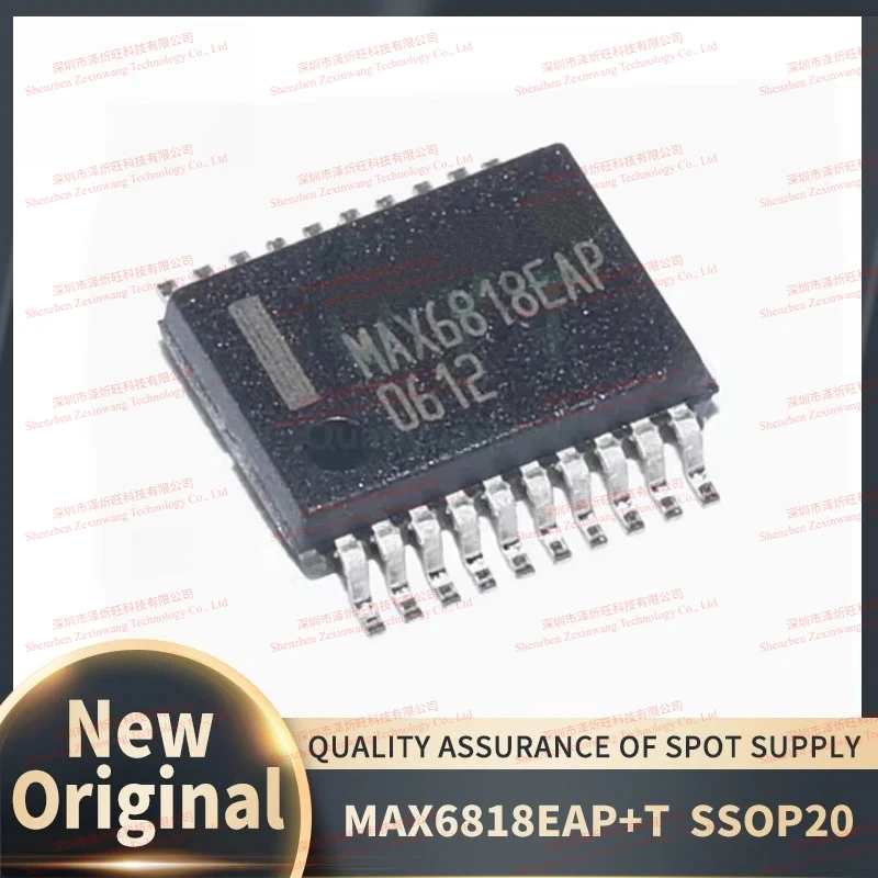 (10piece)100% New Original MAX6818EAP+T MAX6818E SSOP-20 MCU Monitoring IC Transceiver