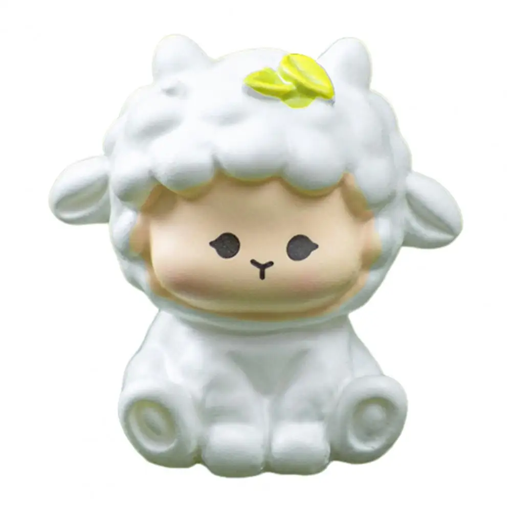 Resin Ornament Diy Mini World Decoration Mini Sheep Figurine Resin Miniature Ornament for Fairy Garden Diy Craft for Micro