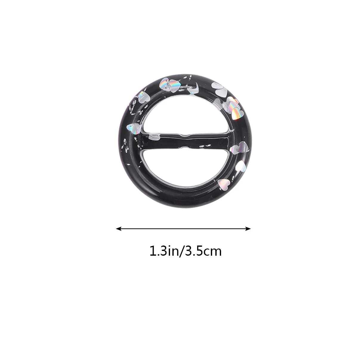 4 قطعة مقاطع القميص المستديرة 2.5 سنتيمتر السلس مشبك ل تي شيرت وشاح قبعة الكشمير المرأة الإكسسوارات الملابس الديكور كليب