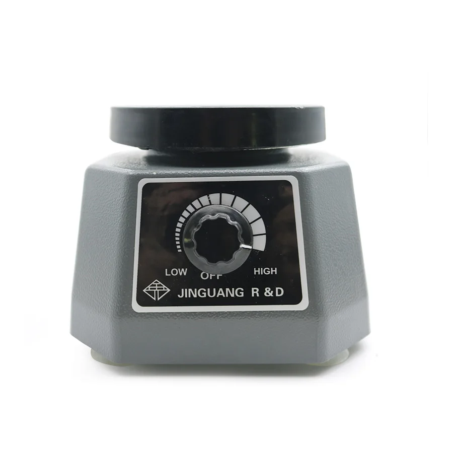 Dental Plaster Vibrator 4'' Round Dentisit Small Gypsum Variable Intensity Shaker Oscillator Dental Lab Equipment White/Gray