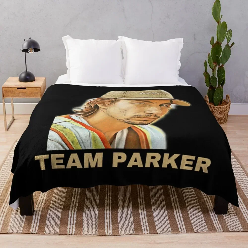 Team Parker Gold Rush Tri-blend Throw Blanket Flannel Fabric Luxury Brand Blankets