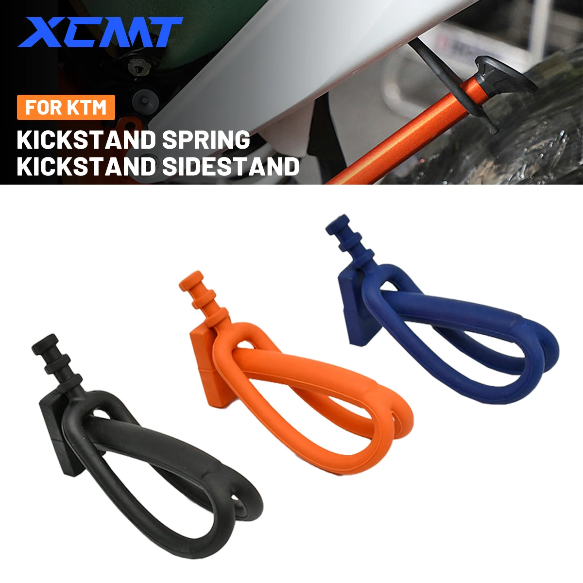 Für KTM EXC XCF XC XCFW EXCF XCW TPI Sechs Tage 125 250 300 350 450 500 300 1998-2024 Motocross Gummi Ständer Seitenständerband