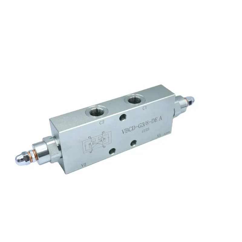 High Quality Carbon Steel Hydraulic Balance Valve Double Eccentric Design Vbcd-de A Series Industrial Fluid Control Component