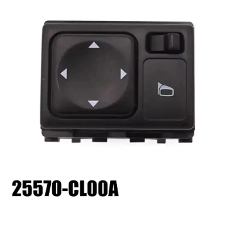 Reliable-Car Rearview Mirror Switch 25570-5Z100 25570-CL00A For Nissan 05-19 25570-CL00A Car Rearview Rear Mirror Control Switch
