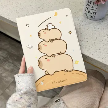 펜슬 슬롯 펀다 소프트 TPU 케이스, 아이패드 에어 6 케이스, 아이패드 10 세대 에어 5 세대 4 10.9, 아이패드 프로 11 2021 10.2 7/8/9 세대