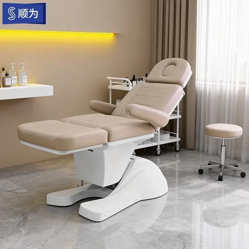 90 Degree High End Electric Beauty Bed Multi Functional Lifting Massage Physiotherapy Tattoo Bed
