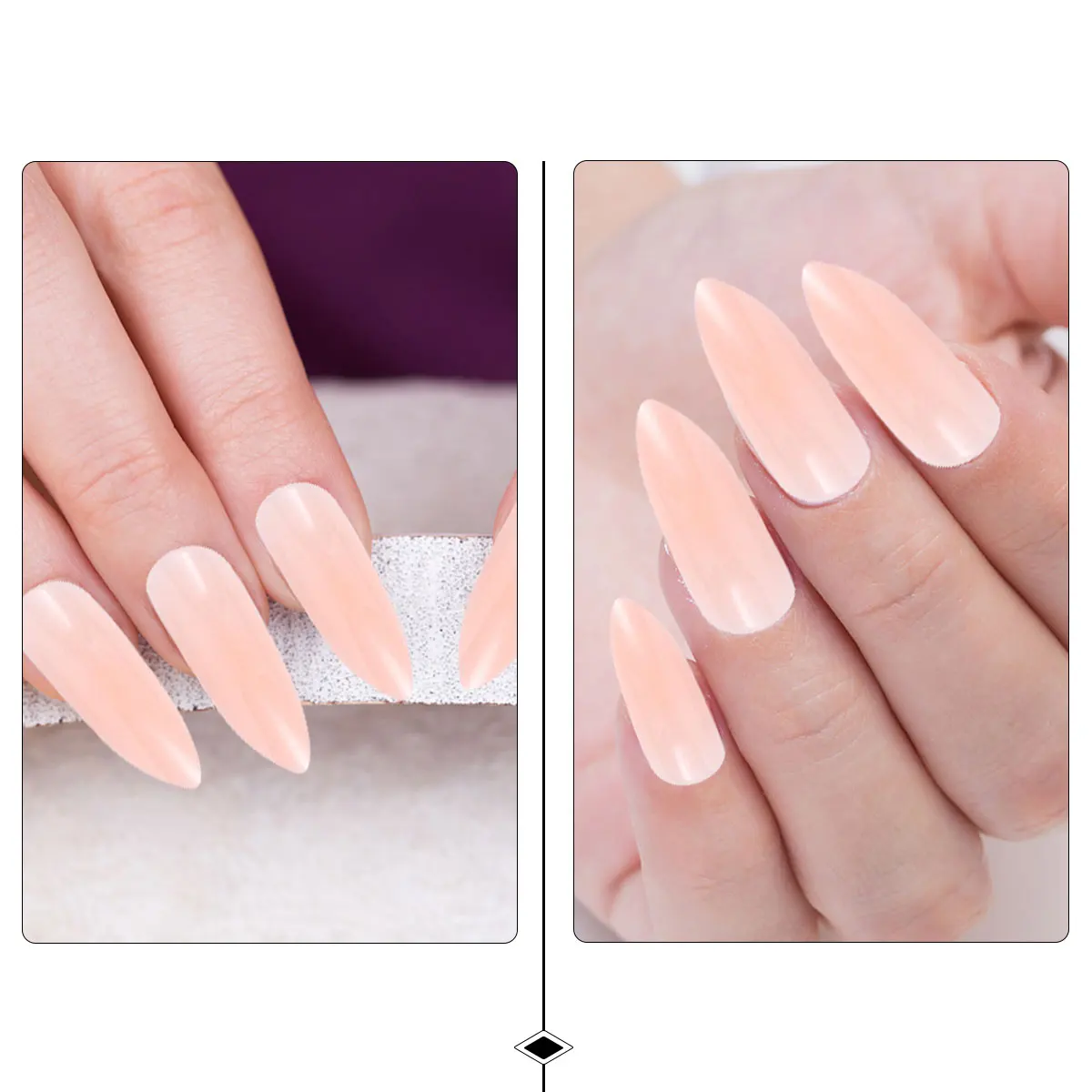 

72Pcs Full Cover Fake Nails Long False Nail Tips for Women Salon Quality DIY Nail Art for Special Occasions Fake Nails