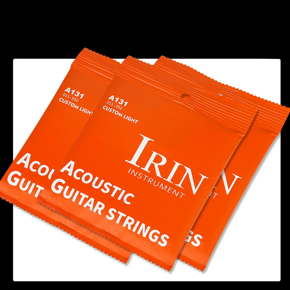 String Folk Guitar Strings Soft Easy To Push Down Reddish Copper Resistant To Breakage Children Classical Guitars