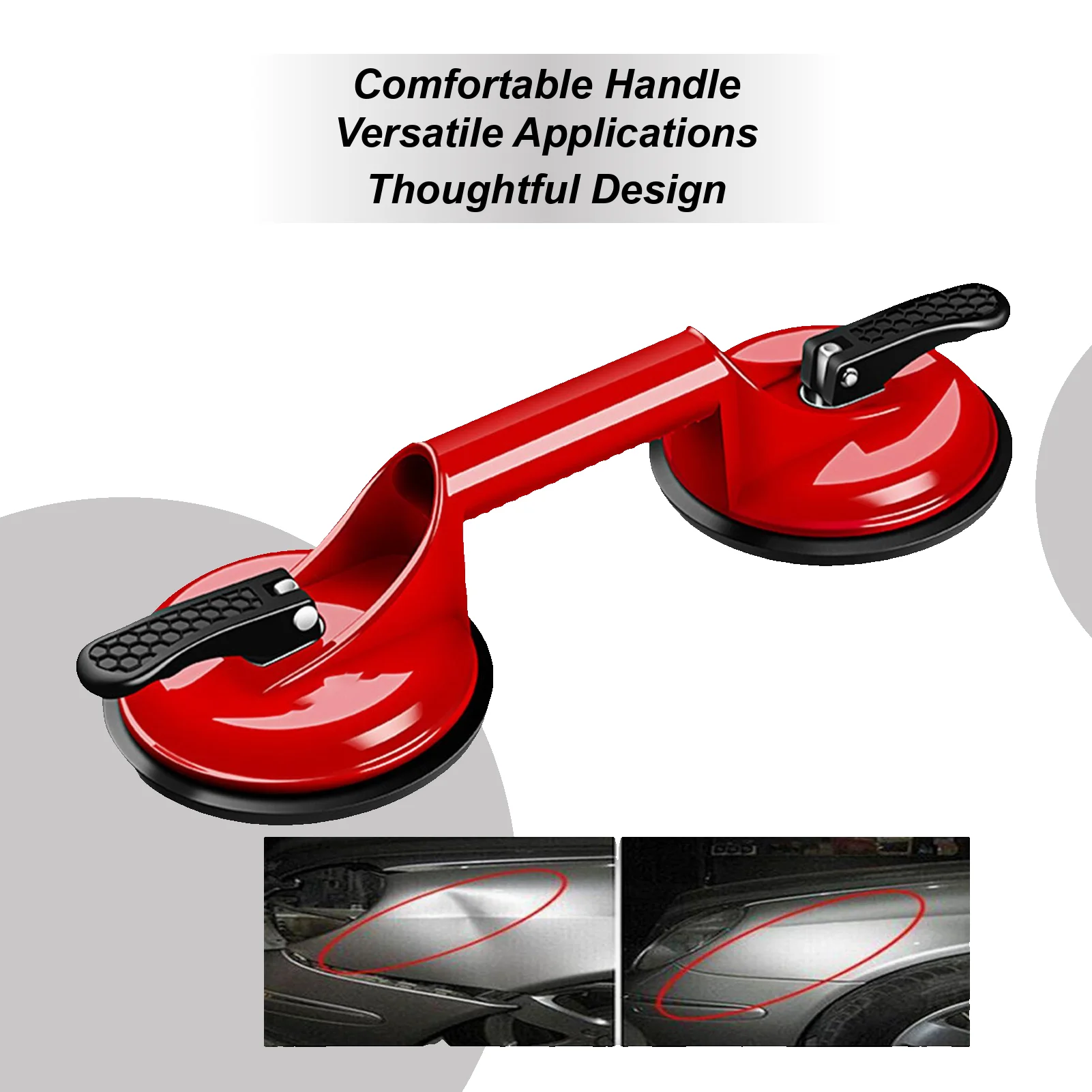 

Автомобильный съемник вмятин, подъемник для плитки, инструменты на присоске с ручкой для перемещения стеклянной плитки, панели для ванной комнаты, дома, лобовое стекло автомобиля, кухня