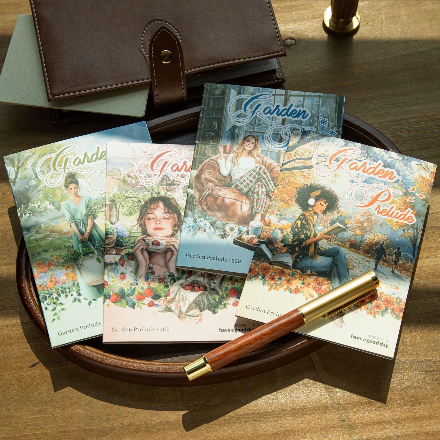 Vintage bloemenbladeren tuinla - Vintage Collectible Books recensie en prijs