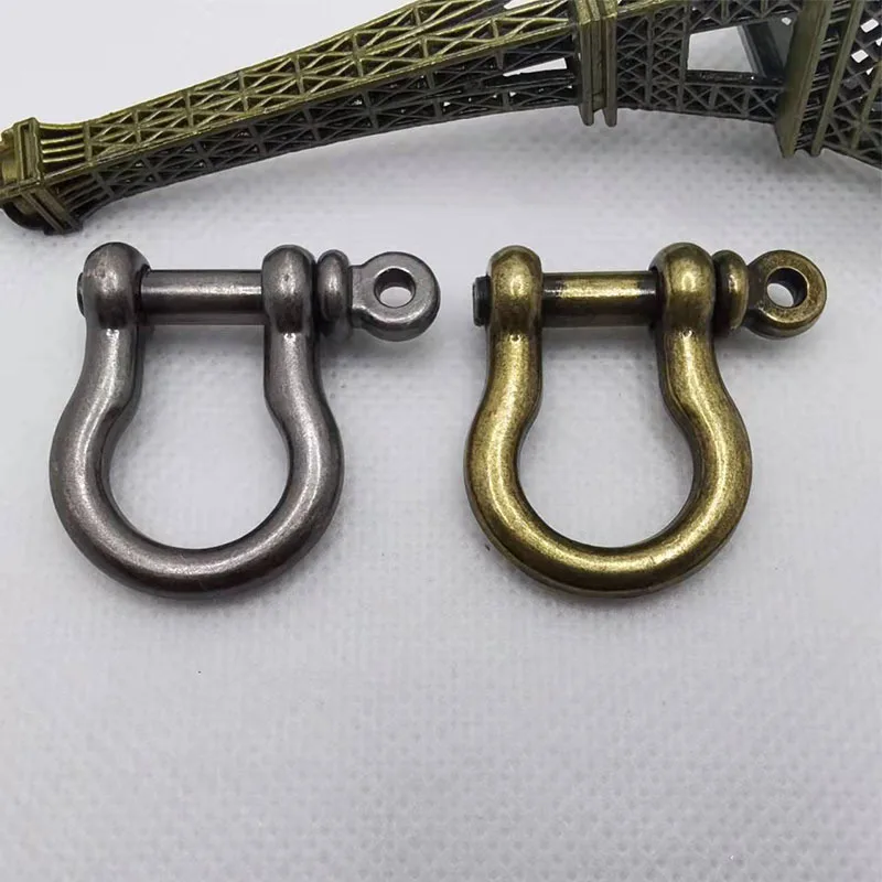 2022 1pc Anchor Shackle Screw Pin For Outdoor Camping Survival Rope Bracelets O-Shaped Stainless Steel Shackle Buckle