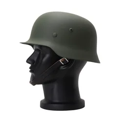 Casco de acero M35 alemán de alta calidad, negro, verde, gris, táctico, Airsoft, equipo de seguridad militar de la Fuerza Especial