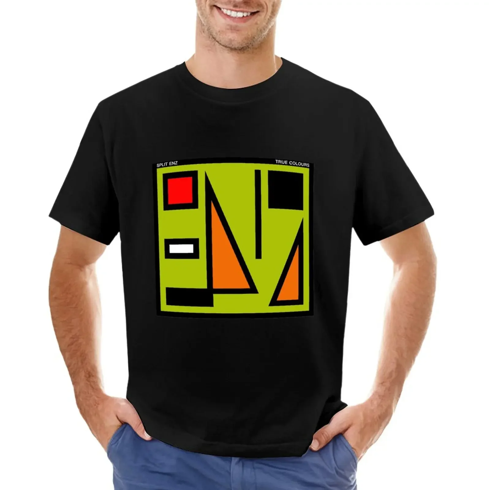 

Split Enz True colours Fan Tee T-Shirt animal prinfor boys funnys quick drying sports fans mens workout shirts