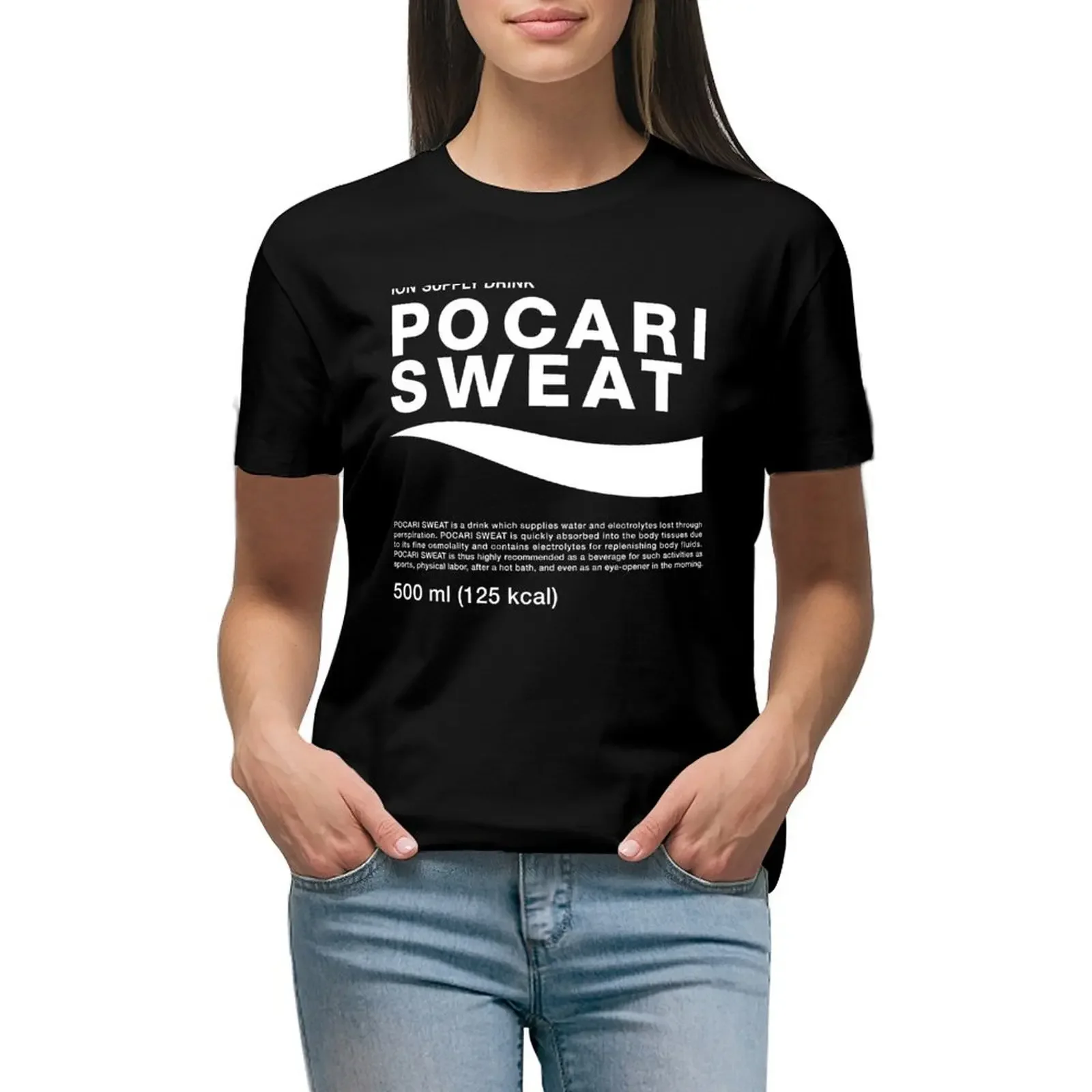 

Pocari Sweat T-Shirt heavyweights customizeds anime clothes Women clothes