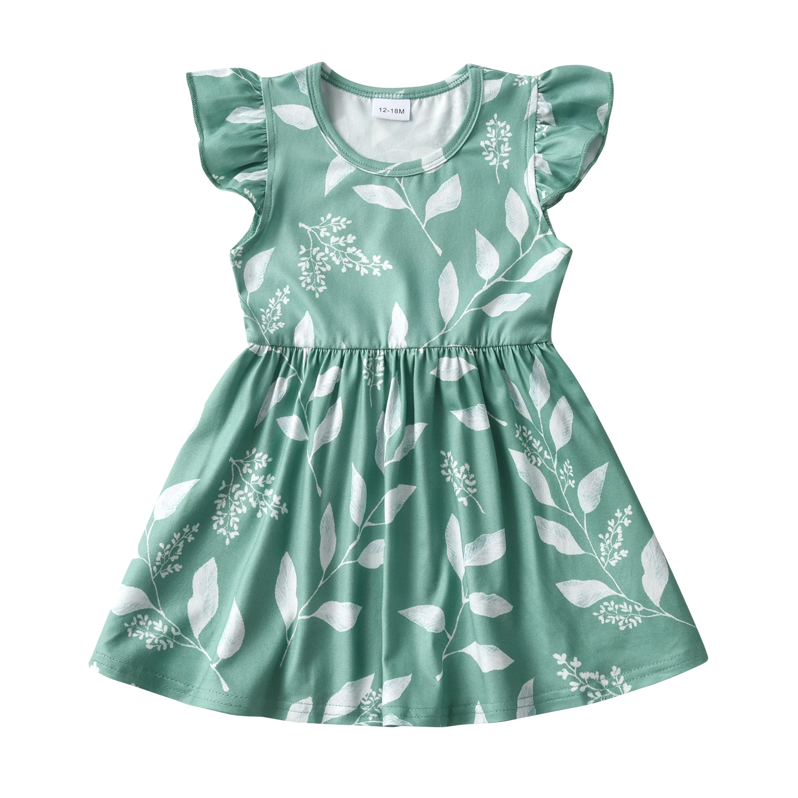 2024 New Summer Toddler Kids Girls Casual Dress Clothes Children\'s Girl Sleeveless Round Neck Dresses Clothing for 1-5years