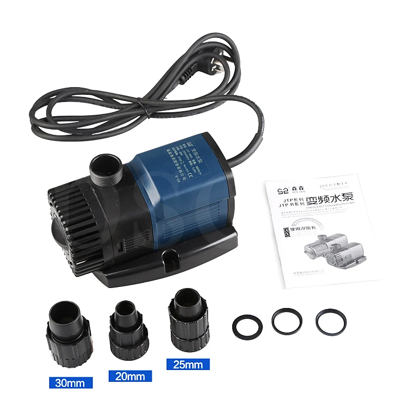 5800L/h Aquarium Water Pump Hydroponics Pond Circulation Pump Submersible Water Fountain Rockery Pump JTP-5800 JTP5800 JTP 5800