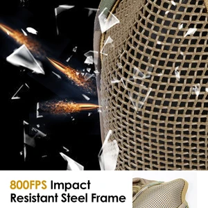 Onetigris-Balaklava-Netzmaske, Taktische Maske Ninja, Vollgesichtsschutz 12 Hauptverkäufe Balaclava Ninja - №7