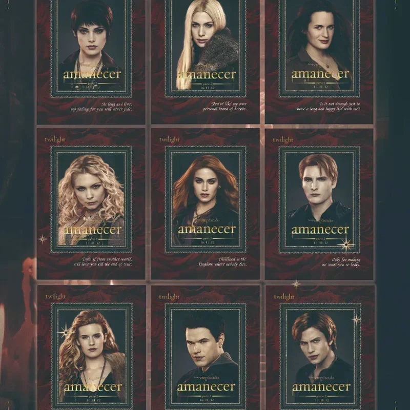 Twilight BellaCullen Edward Cullen Kaart Film Renesmee Carlie Cullen Tas Verjaardag Collectible Cards Kinderen Speelgoed Geschenken