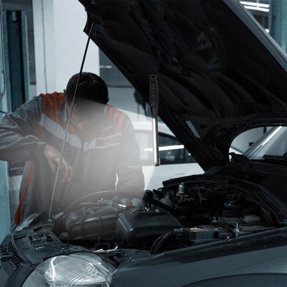 Led Waterproof Work Light Work Light Magnetic Bright Usb Portable Rechargeable Camping 360°Rotating Angle New Cob Working Light