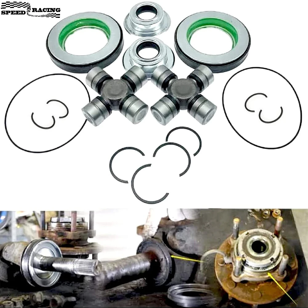 

2023068 2017426 2014835 54983 53217 Spl55-3x Front Axle Seal and Greaseable U Joint Kit for 2005-2014 Ford F250 F350