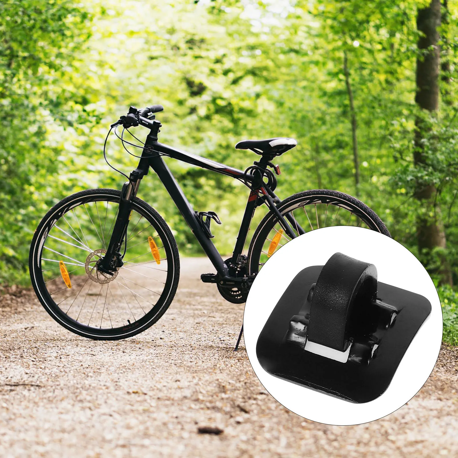 

8Sets Derailleur Cable Clip Alloy Tube Guide Adhesive Seat Bicycle Brake Cable Clamp Bike Housing Buckle C Clip