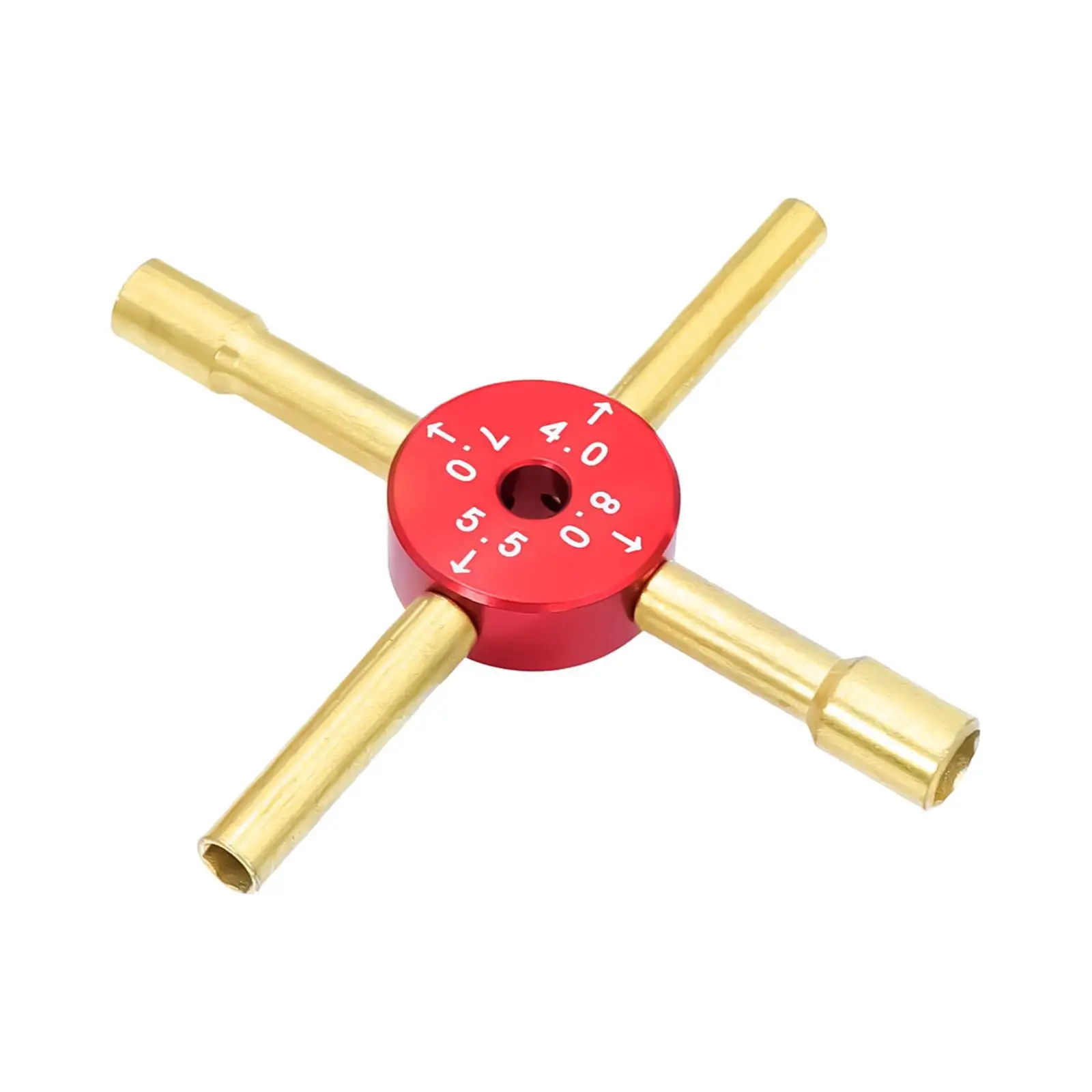 RC Car Cross Wrench Metal Hex Socket Repair Tool for 1 10 RC Crawler Wheel Nut Removal Accessories